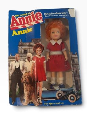 Vintage 1982 Knickerbocker The World of Annie Doll #3856 Original Box